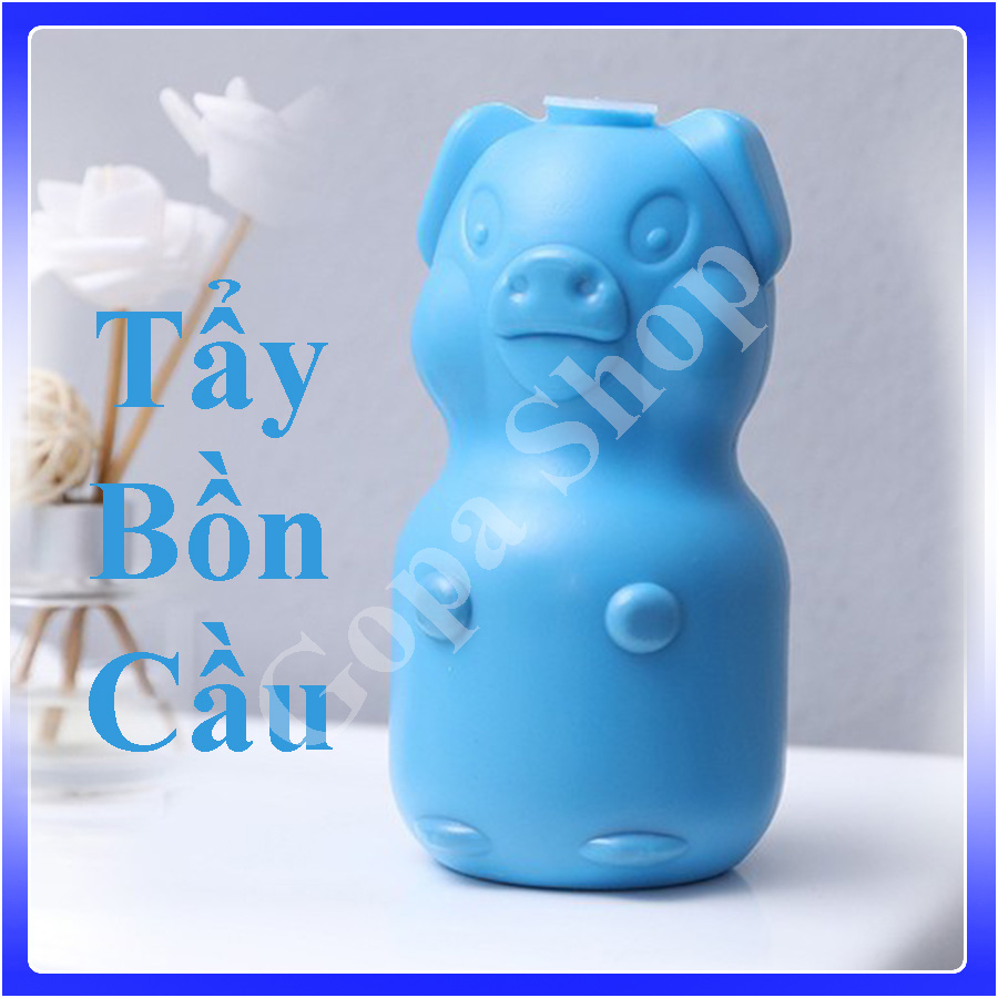 ⚡freeship⚡ tẩy bồn cầu hình con heo
