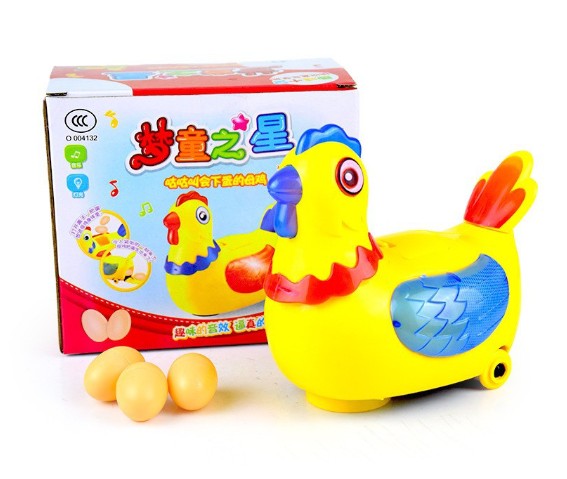 Đồ chơi gà đẻ trứng vịt đẻ trứng có nhạc đèn vui nhộn cho bé