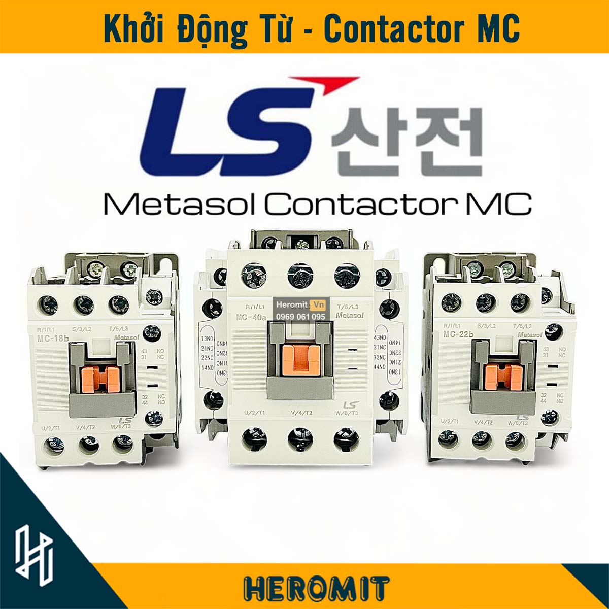 Khởi Động Từ Contactor  MC 40A 32A 18A Chất lượng cao