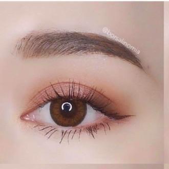 [HCM]lens nâu tự nhiên - sử dụng 1 năm tặng kèm khây đựng