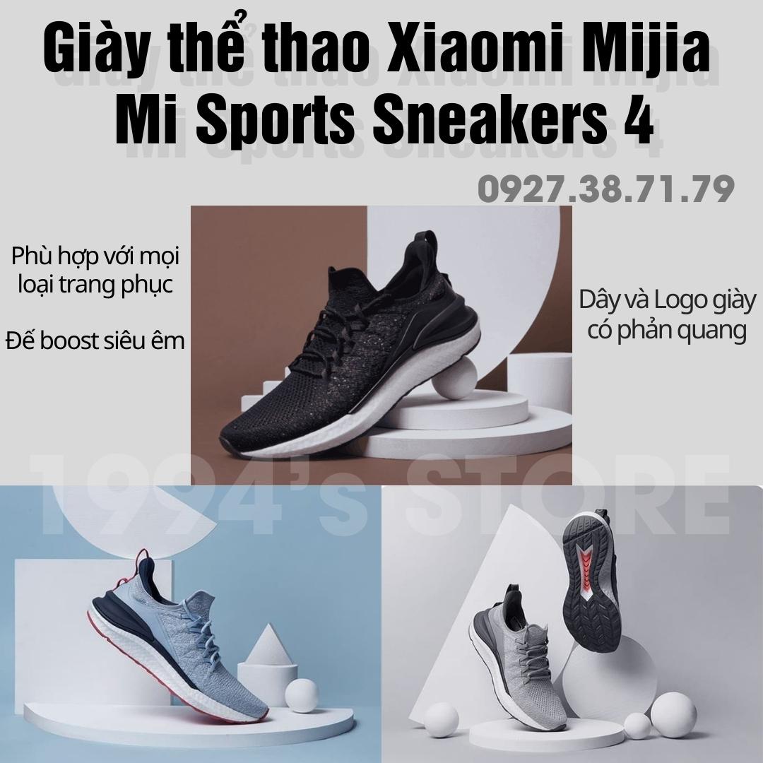 Giày Xiaomi Mijia Mi Sports Sneakers 4- Đế Boost siêu êm