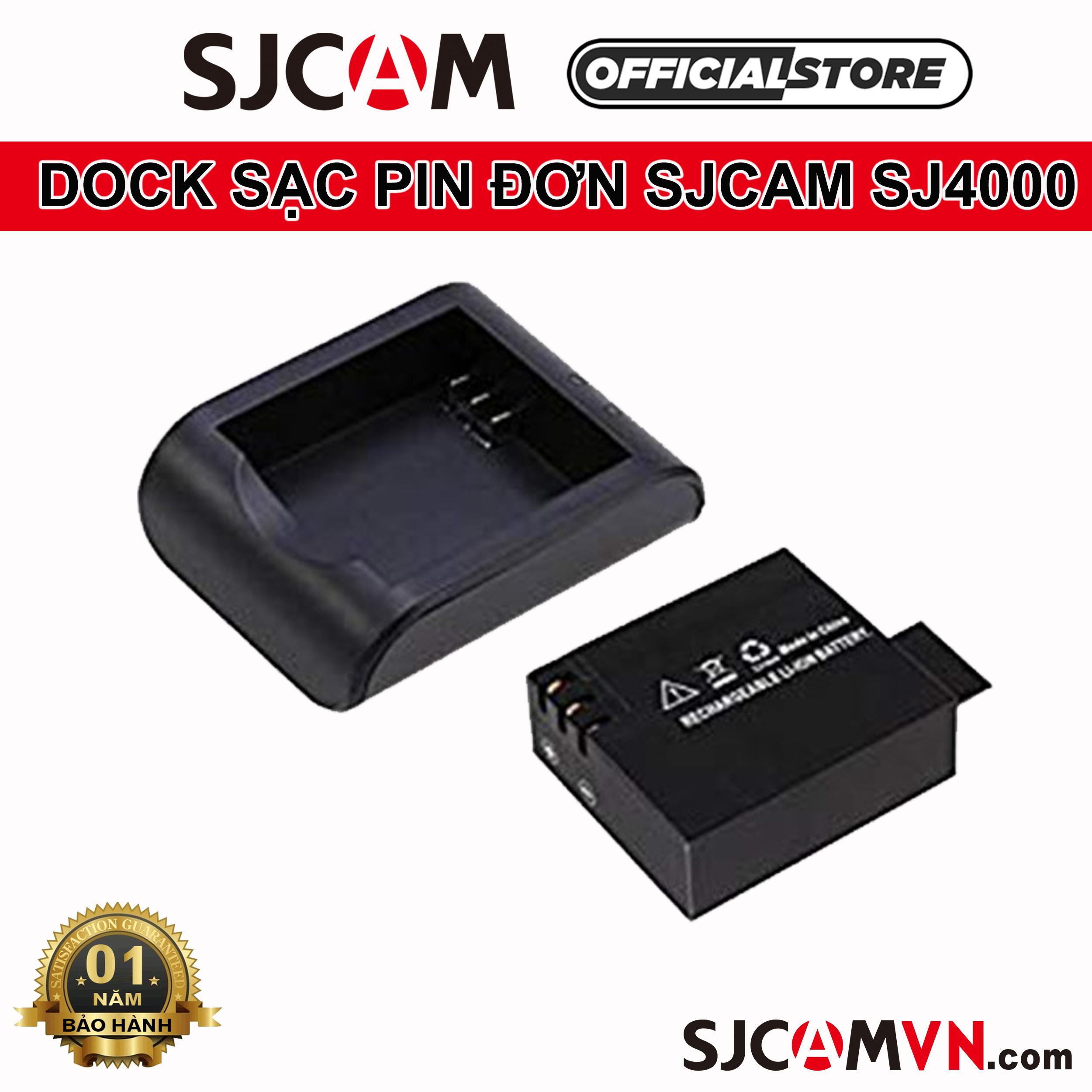 Dock sạc pin đơn dành cho camera hành trình SJCAM SJ4000 / SJ5000 / M10