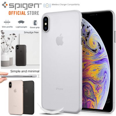 Ốp iphone x / xs / xs max spigen airskin - hàng chính hãng