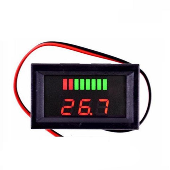 Đồng hồ đo acquy , điện áp 12-60v