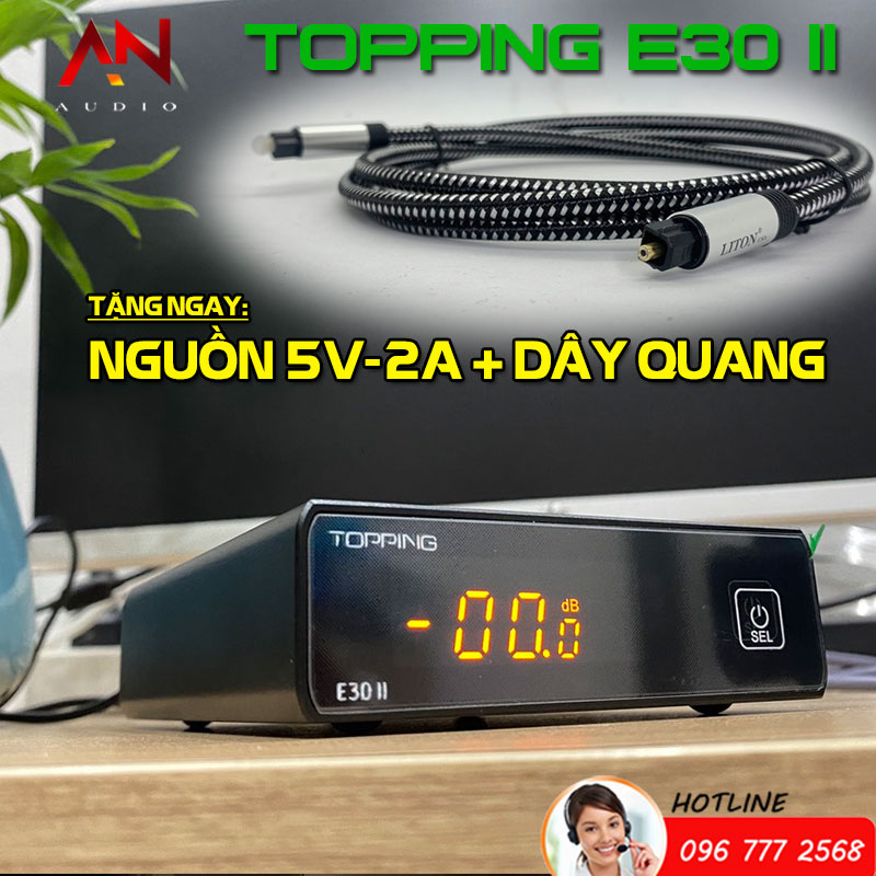 Giải mã topping e30ii – 2chip ak4493s bản nâng cấp hoàn hảo e30 - chuyển đổi âm thanh kỹ thuật số