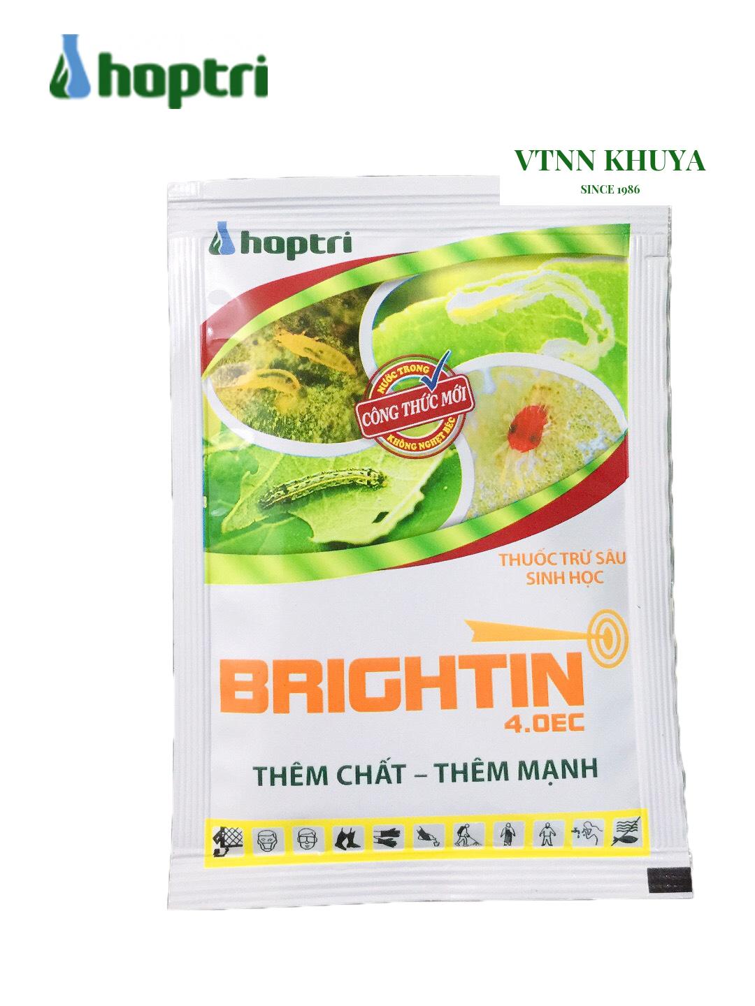 Trừ sâu sinh học Brightin 4.0EC Hợp Trí 15ml Đặc trị sâu và bọ trĩ