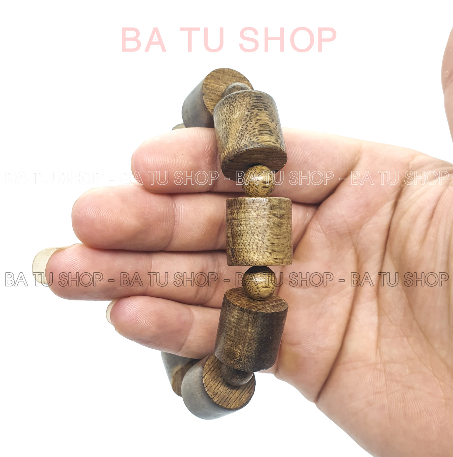 Vòng Tay Trầm Hương Trụ Trúc TÓC LÀO Phong Thủy BA TU SHOP