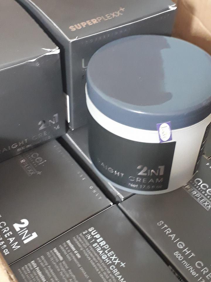 Duỗi phủ mịn phục hồi 2 trong 1 Lacei Superplexx+ Straight Cream (Không cần kem dập) 500ml