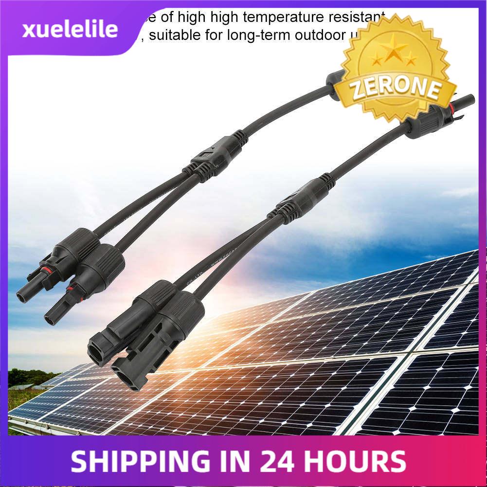 1 Cặp Đầu Nối Nhánh Chữ Y, Bộ Chuyển Đổi Bảng Năng Lượng Mặt Trời, Đầu Nối Cáp Tấm Năng Lượng Mặt Trời Bộ Chia Cáp