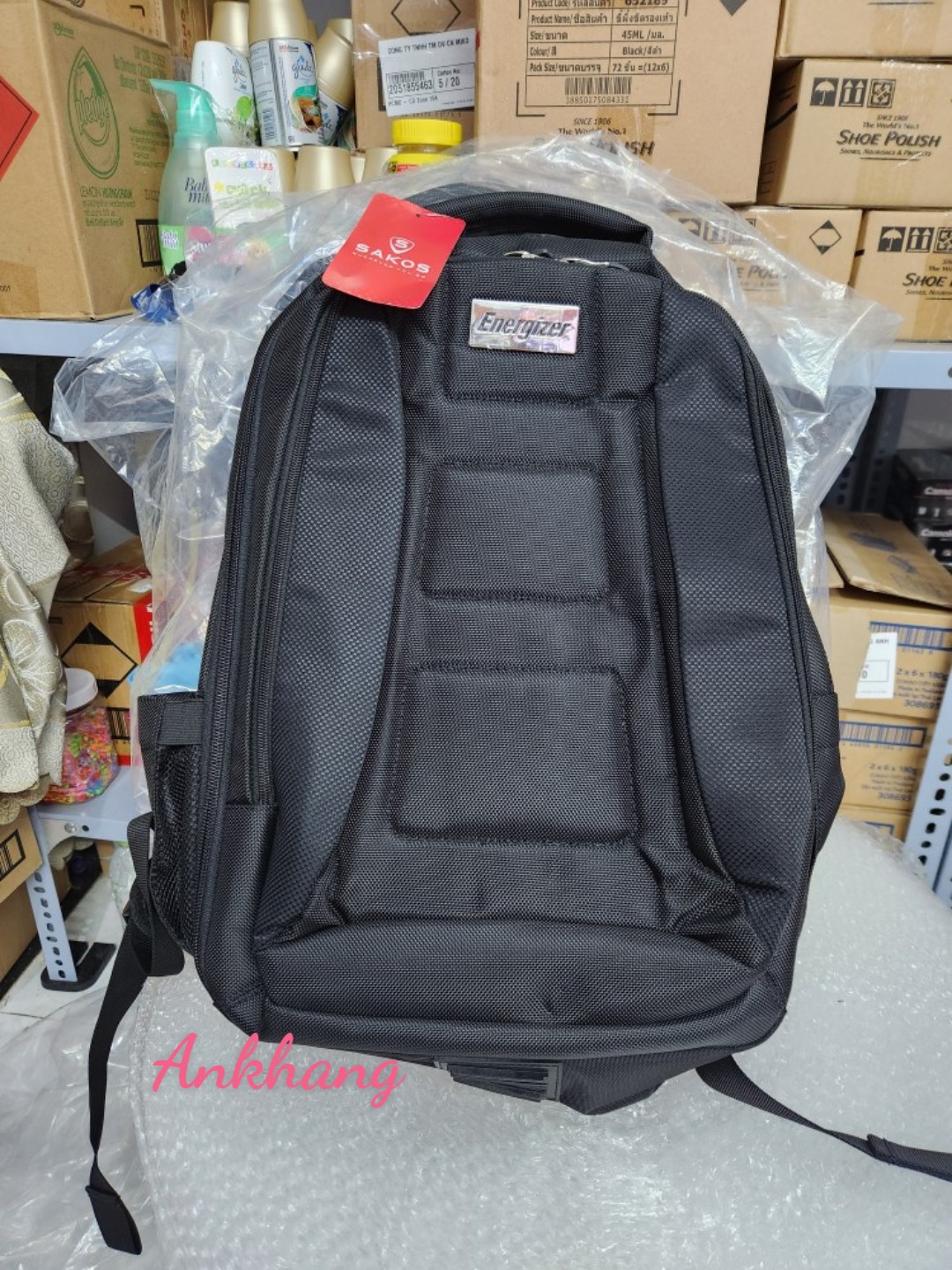 Balo laptop 15,6 inch sakos cyber i15 - màu đen