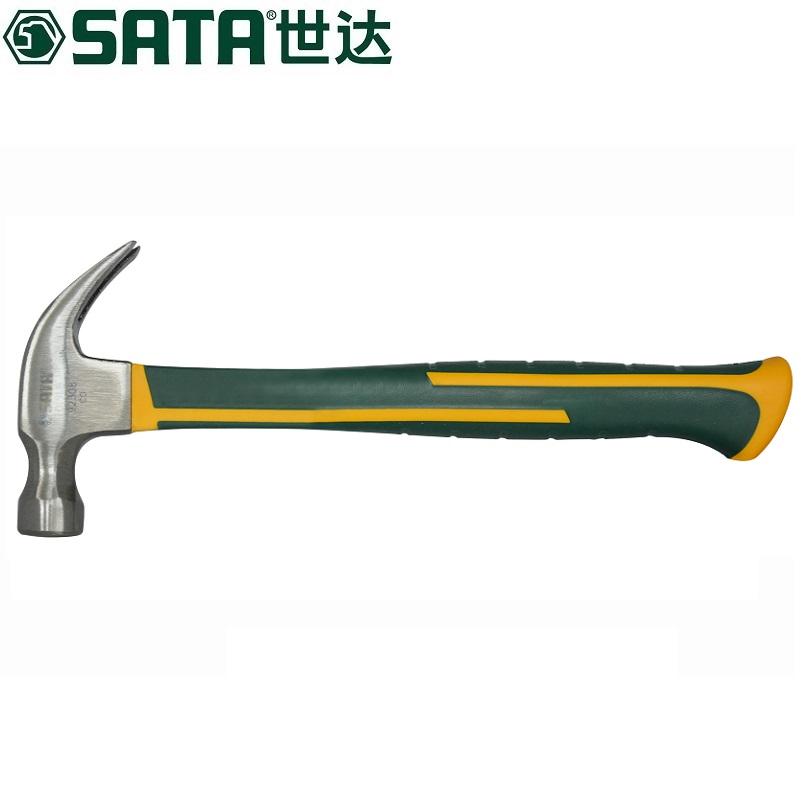Búa nhổ đinh cán sợi thủy tinh 24oz/680g Đầu búa bằng thép carbon 92307 Sata