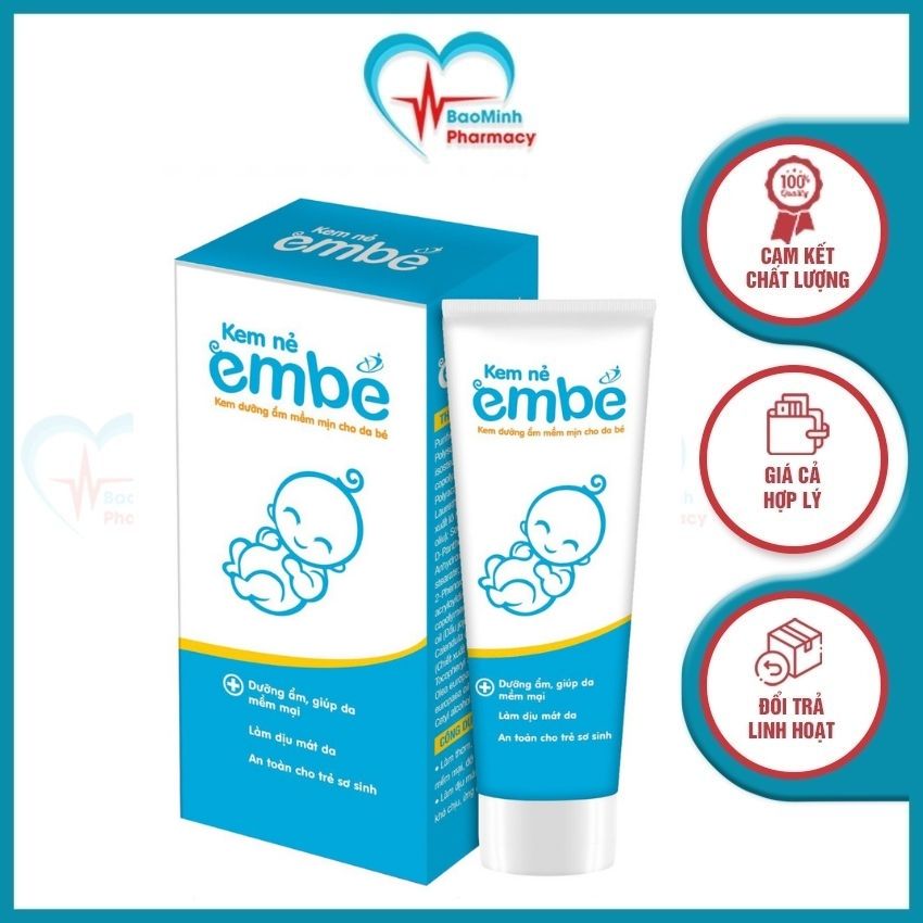 Kem nẻ em bé 15g - kem dưỡng ẩm, mềm mịn da cho bé