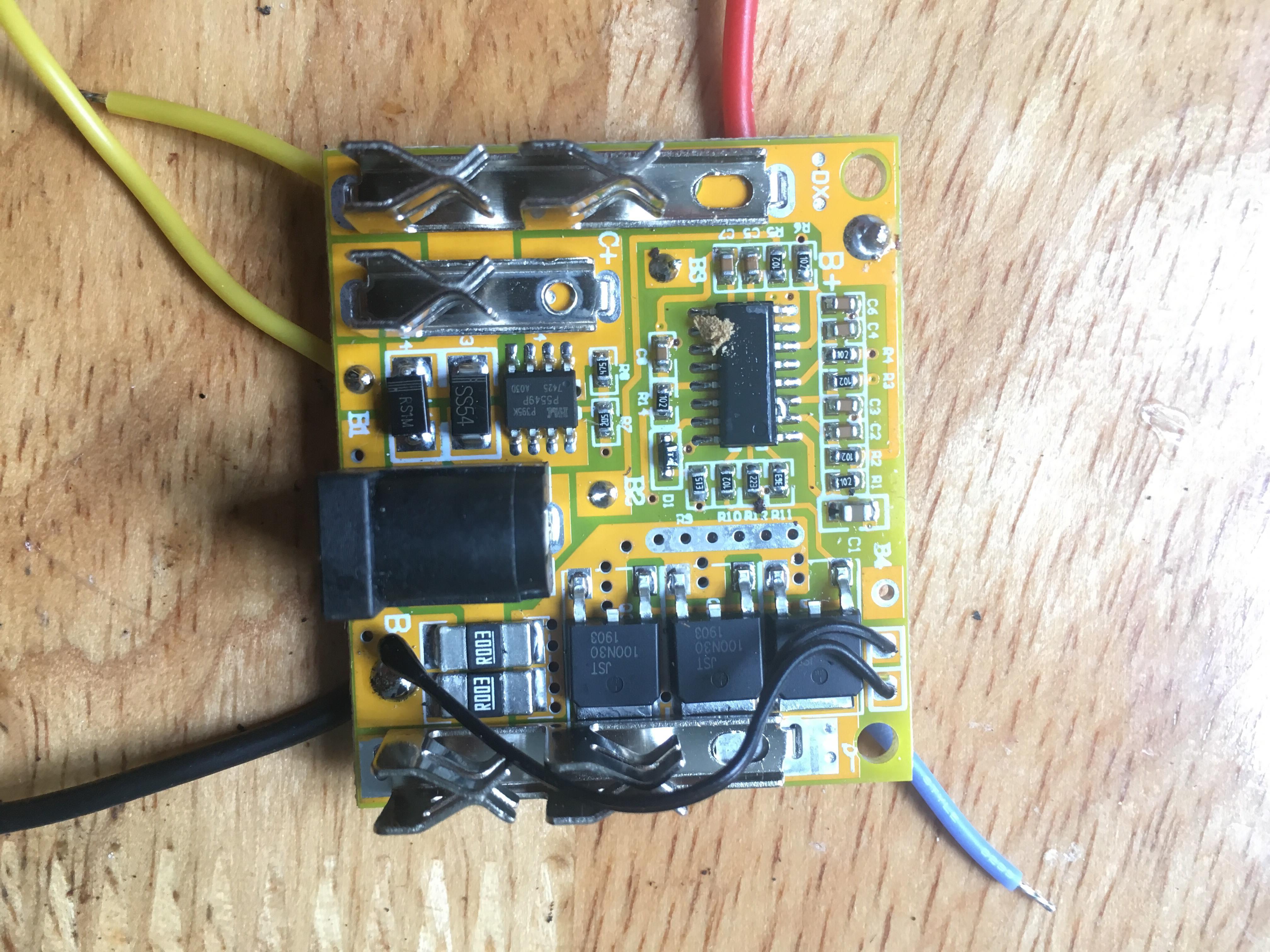 [NPS] Mạch bảo vệ pin li-on 4S 14,4V 65A cho máy khoan pin makita