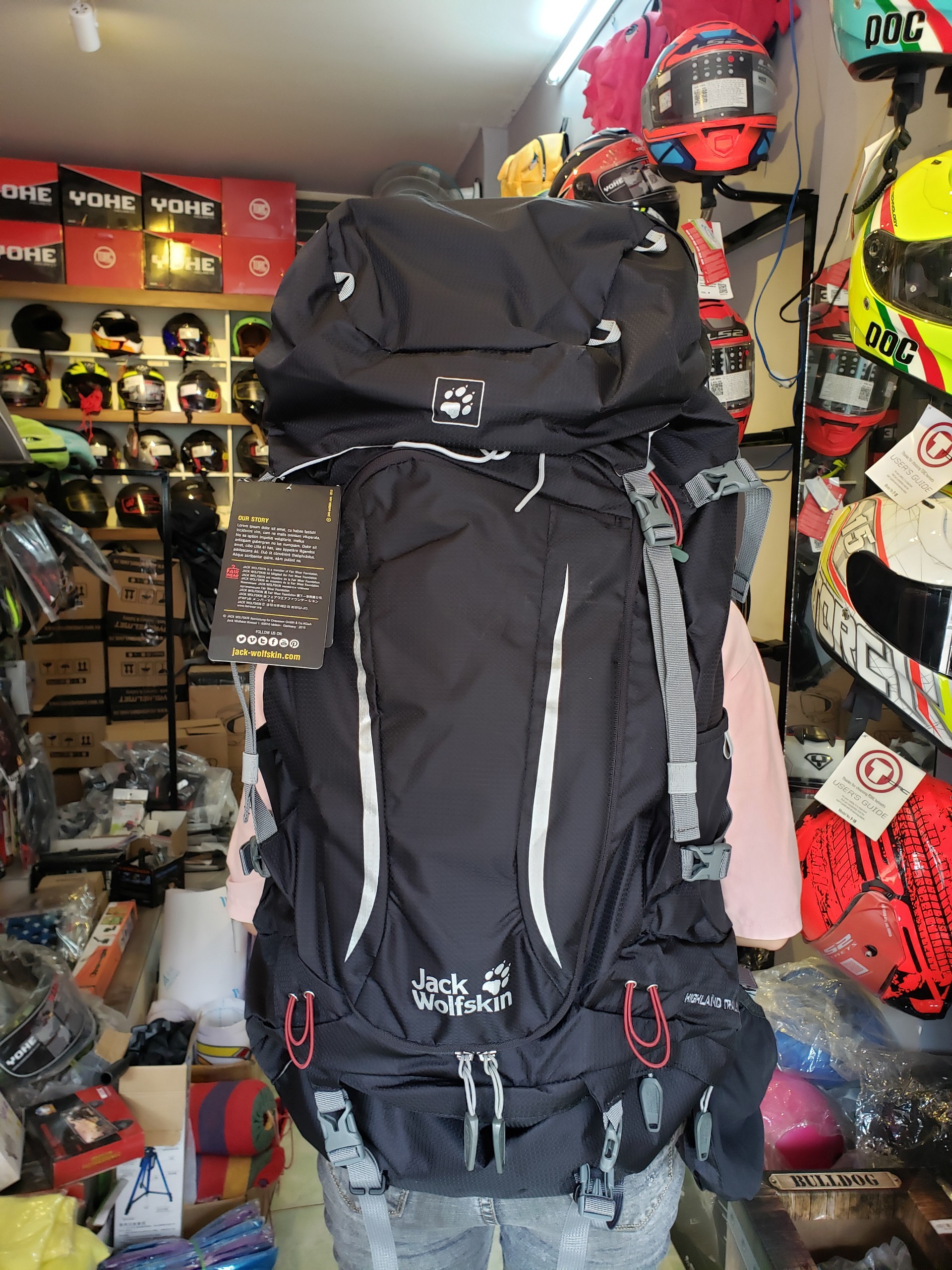 Balo Jack Wolfskin 50 lít leo núi,đi phượt,dã ngoại