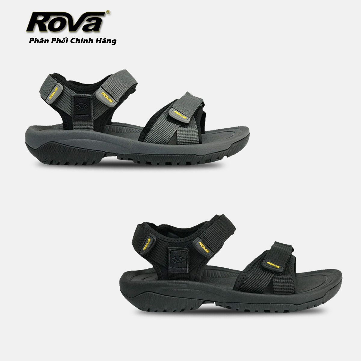 Sandal Rova Chính Hãng RV679B Đen - trumgiaydephcm