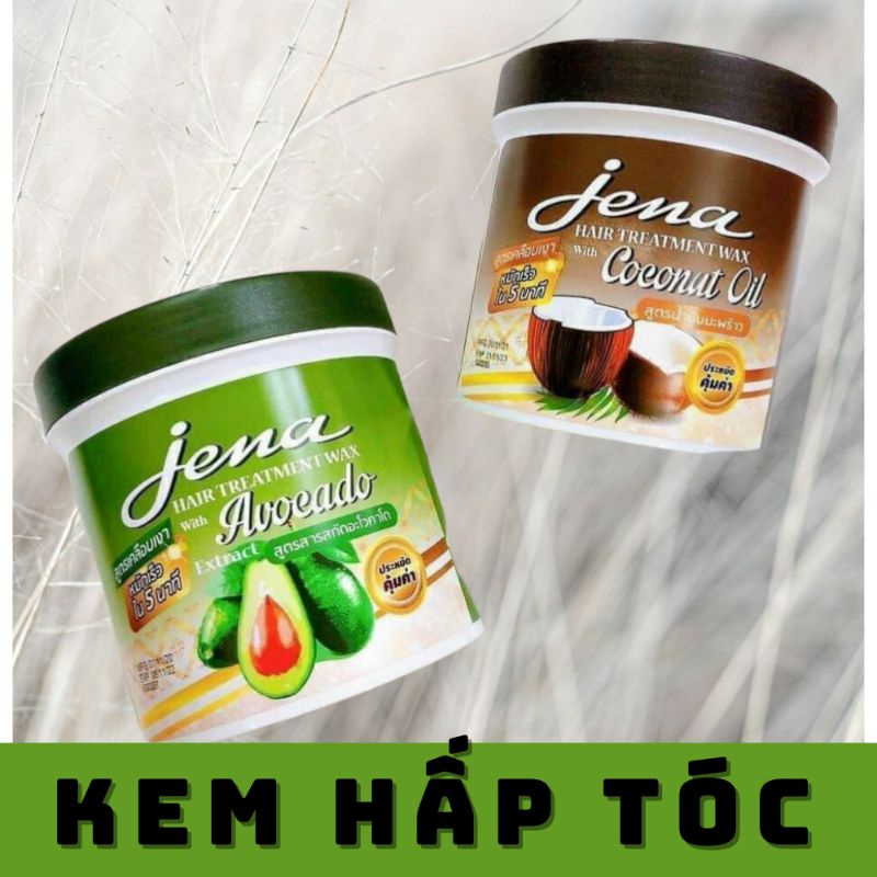 Kem Ủ Tóc Bơ dừa già Jena Hair Treatment Wax thái 500ml
