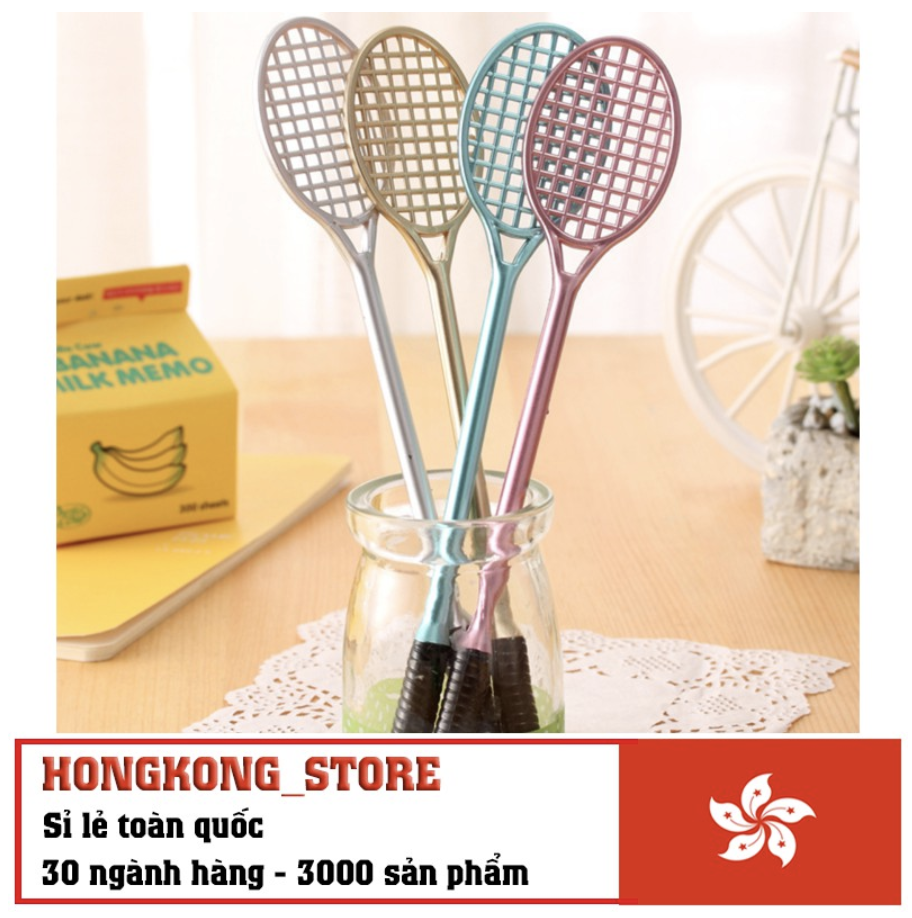 [COMBO 3 Chiếc] Bút Bi Viết Tạo Hình Vợt Cầu Lông Độc Đáo - Bút Bi Nước Văn Phòng Mực Đen