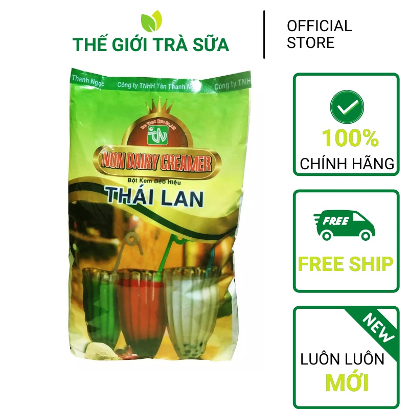 Bột sữa béo Thái Lan 3 Ly Chính hãng - Nguyên liệu pha chế trà sữa