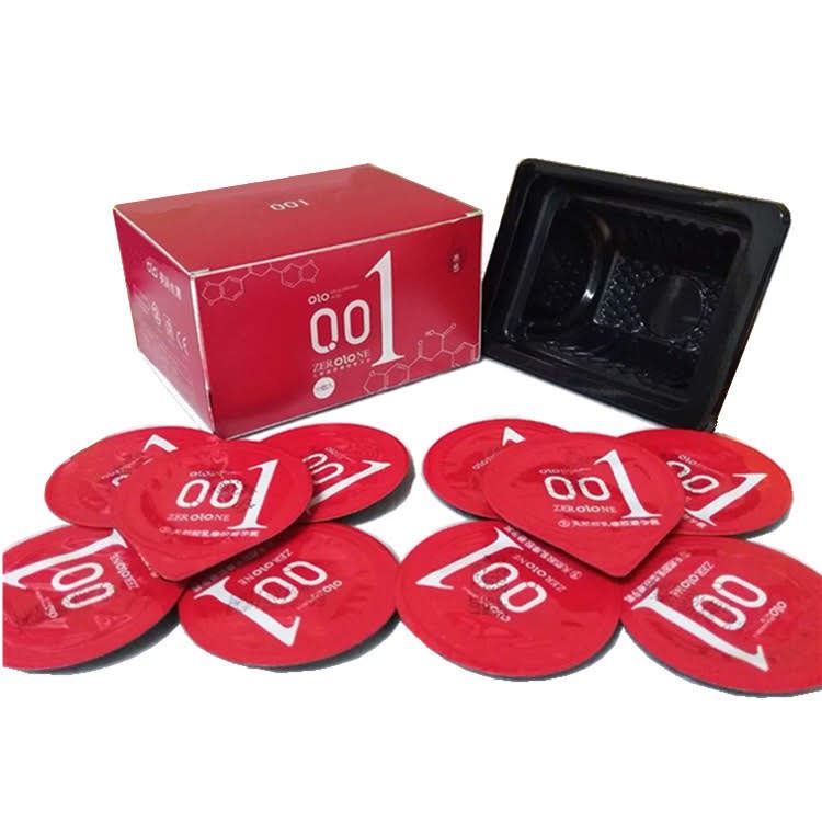 Bao cao su OLO siêu mỏng 001 - hộp 10 cái