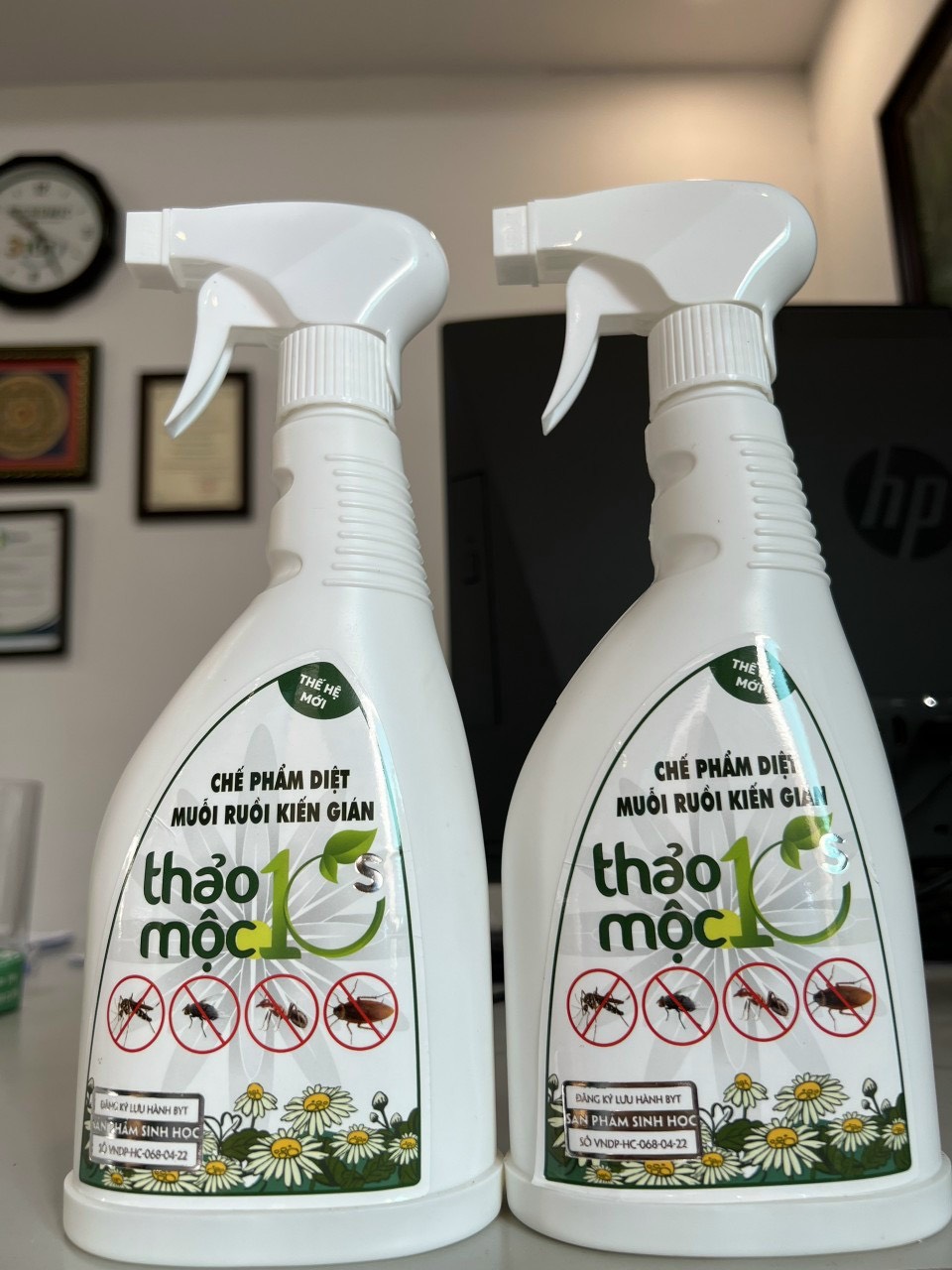 Bình Xịt Diệt Côn Trùng Ruồi Muỗi Kiến Ba Khoang Gián Thảo Mộc 10s 100% Sinh Học 500ml Hiệu Quả Cao An Toàn Cho Trẻ Em