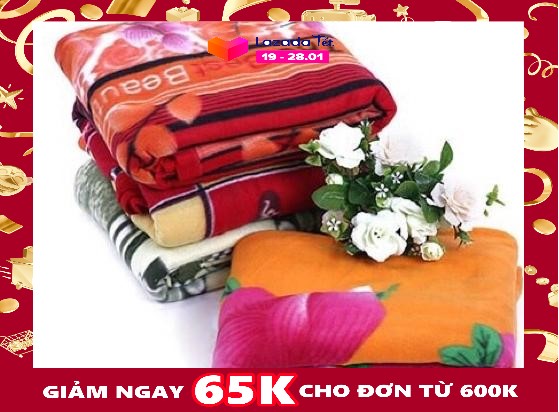 mền nỉ 1m6x2m