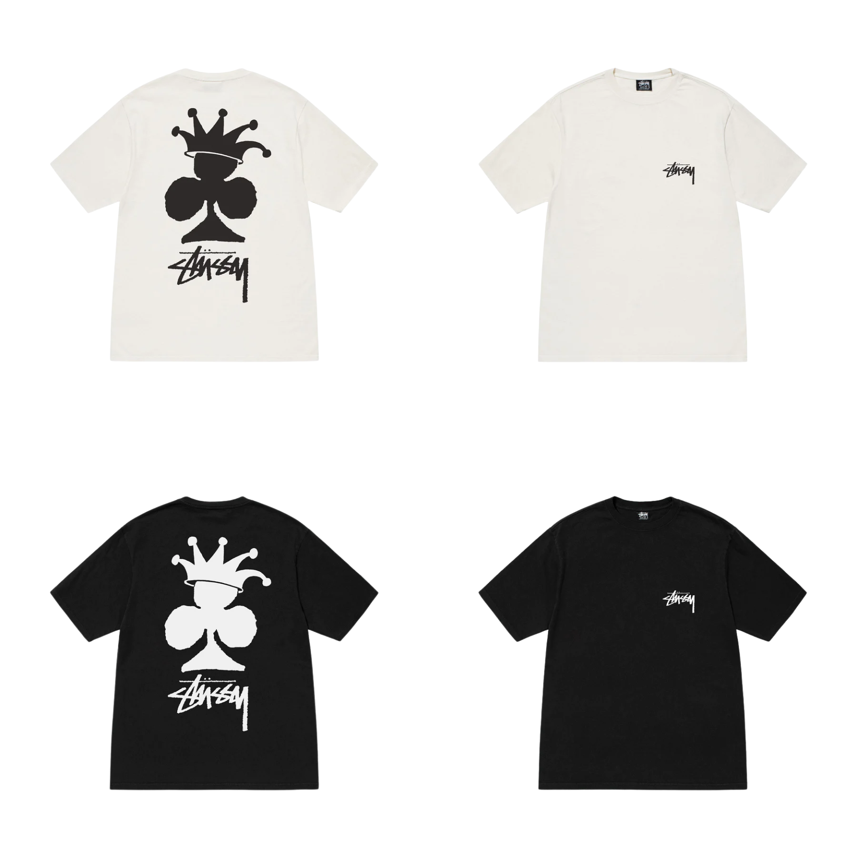 Áo thun stussy club crown pigment dyed - có sẵn