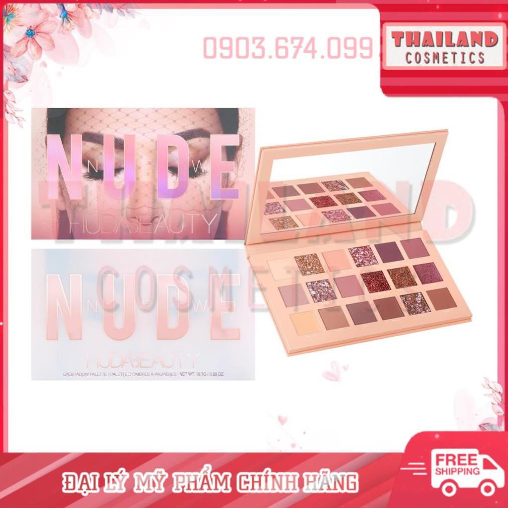 Thật 100% - bộ phấn mắt nude lameila - 07.45