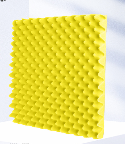 4 Tấm mút tiêu âm Cách âm hình trứng .kích thước 1 tấm 50*50cm dày 3cm