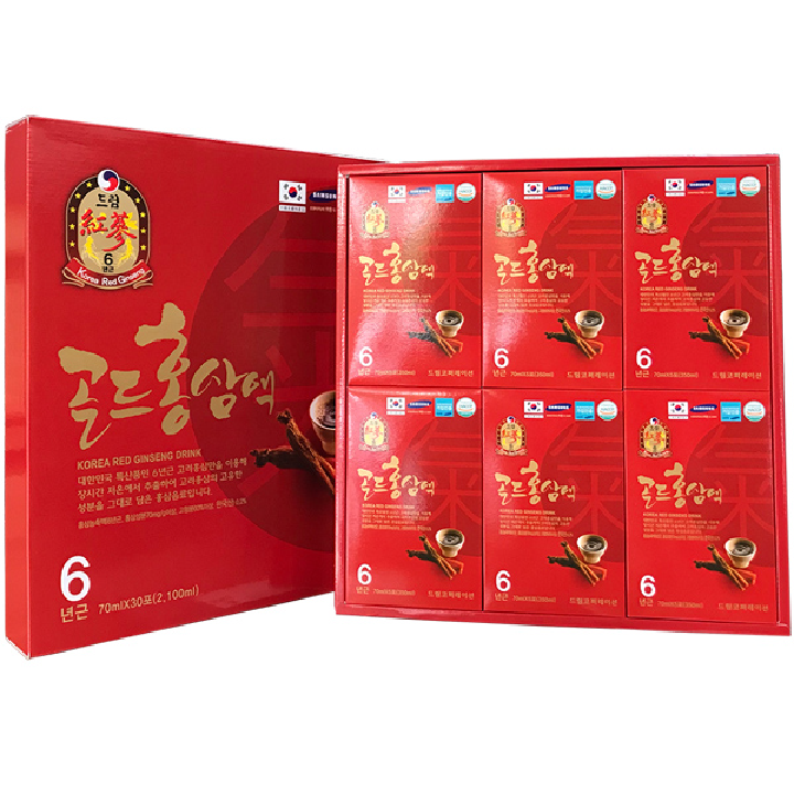Nước ép tinh chất hồng sâm 6 năm tuổi dạng gói Dream Hàn Quốc Hộp 30 gói