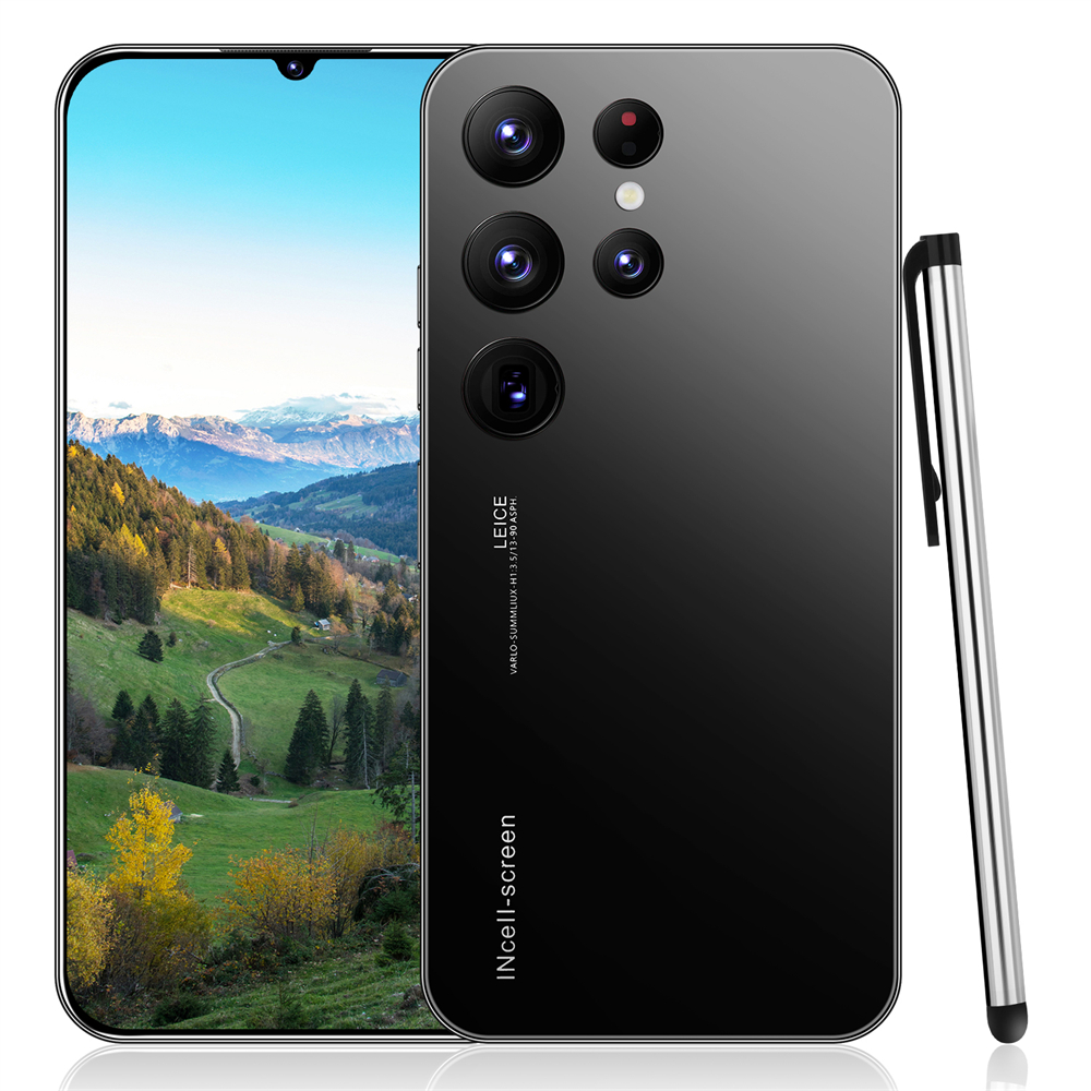 S22+ Ultra Màn Hình Full HD 6.8Inch Điện Thoại Di Động Bộ Nhớ Lớn 16+1T Hai Thẻ Sim Camera HD 48+72M