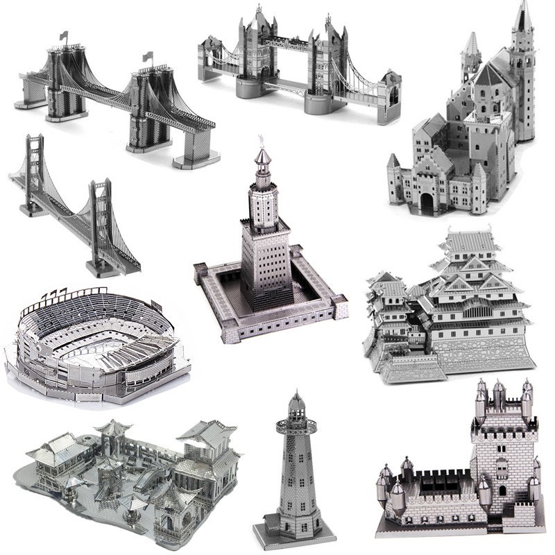 Mô hình 3D bằngkim loại mô hình kiến trúc