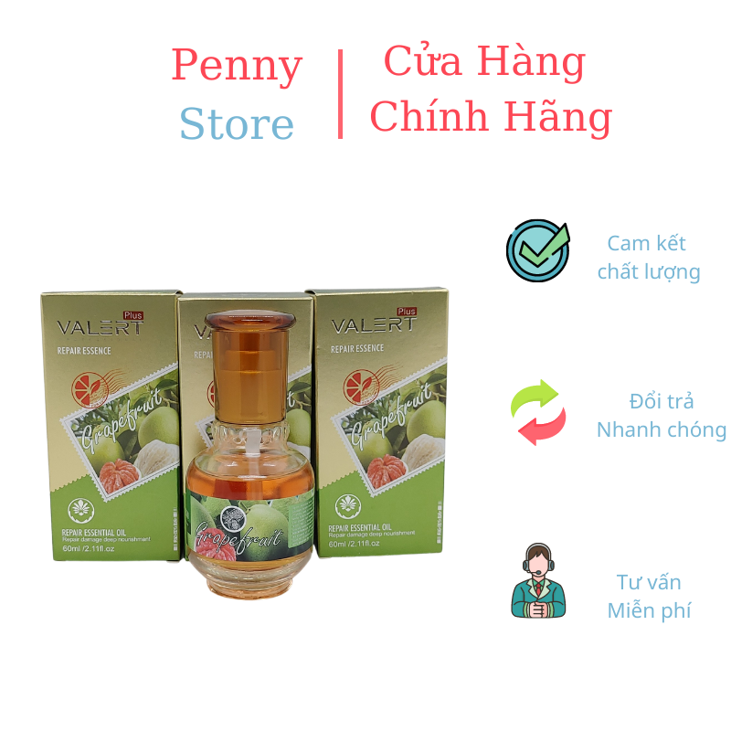 Tinh Dầu Dưỡng Tóc Bưởi Grapefruit 60ml Ngăn Rụng Tóc Phục Hồi Tóc Hư tổn