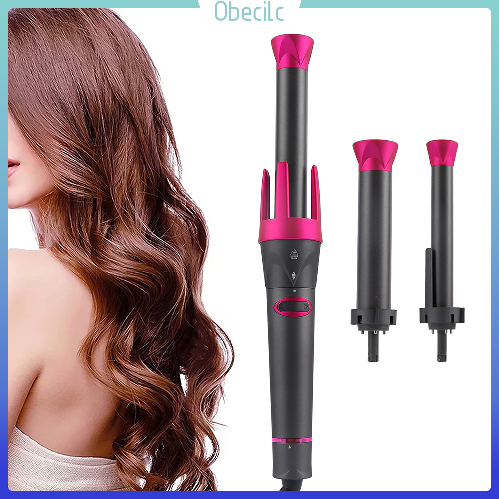 Obecilc Máy Uốn Tóc Tự Động Máy Uốn Tóc Ion Âm Làm Ẩm Dụng Cụ Làm Đẹp Tạo Kiểu Tóc Làm Nóng Nhanh PTC