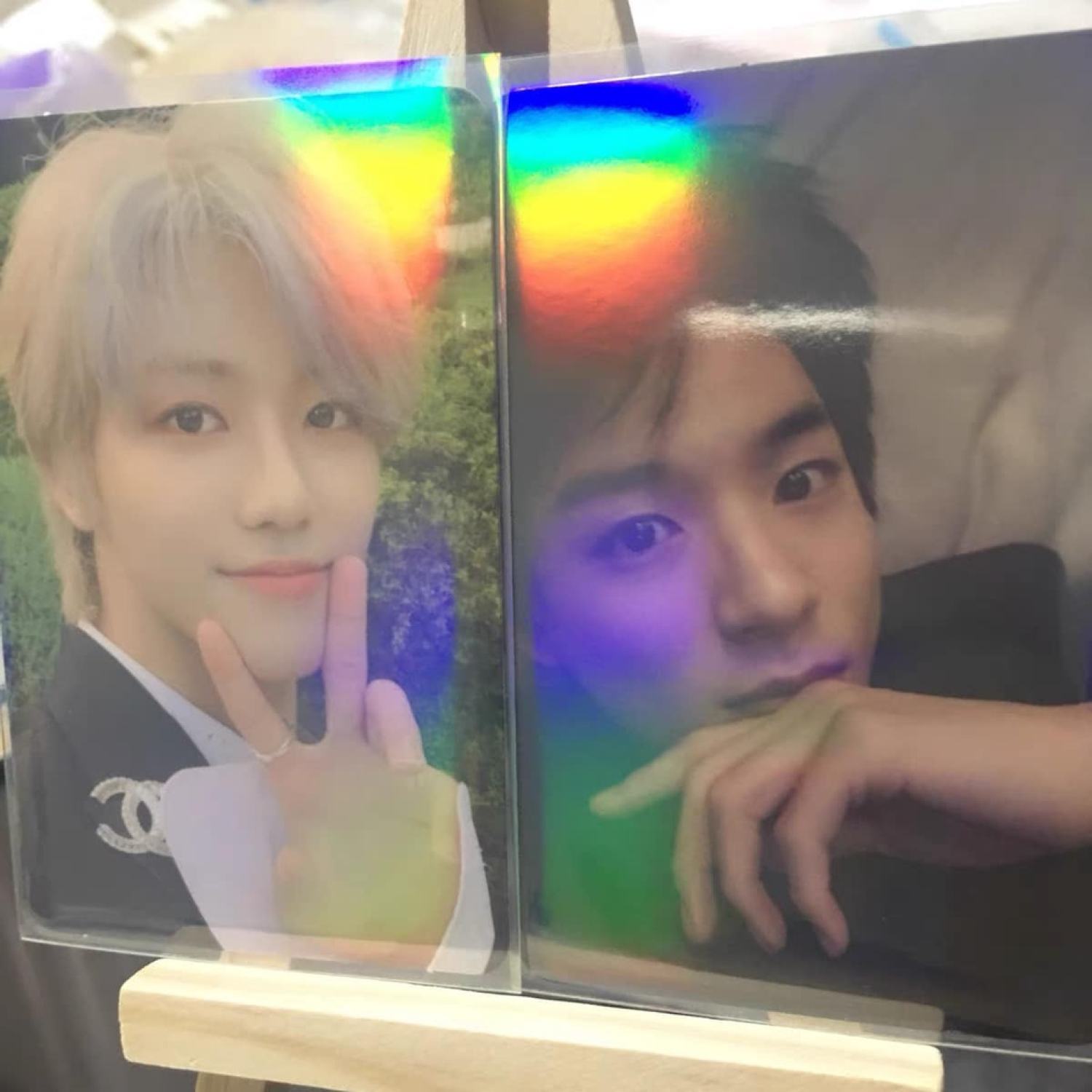 Bọc bảo vệ ảnh thẻ bo góc Hologram - Hologram sleeve MeeT, bảo vệ card Kpop