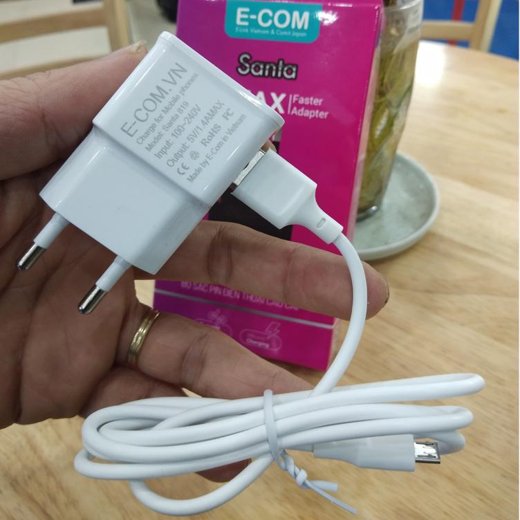 ( SALLE 80% ) Bộ sạc E-COM 1.4 MAX dùng cho sam sung, oppo, HTC, xiaomi, nokia....Đảm bảo chất lượng tuyệt đối cho khách hàng BẢO HÀNH 1 ĐỔI 1