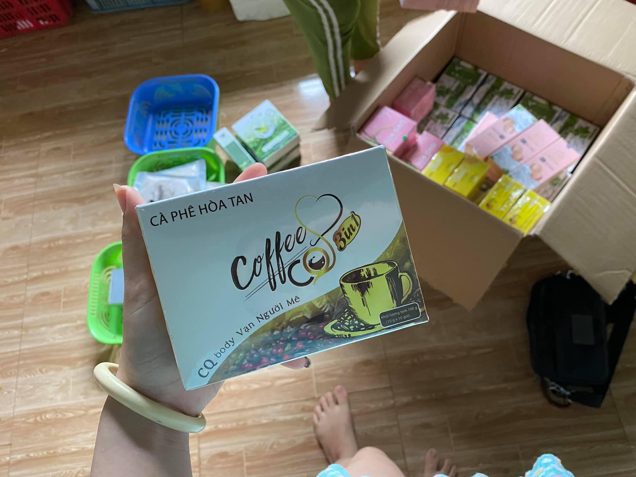 Cafe giảm cân Cq Slim- cà phê giảm cân Cq Slim Coffee 10 gói