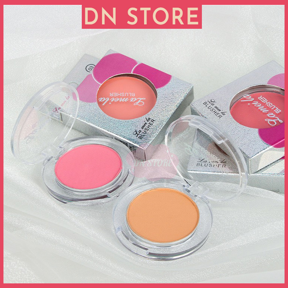 Phấn Má Hồng LAMEILA Hộp Trong KÈM GƯƠNG + CỌ - Phấn Má Hồng Mỹ Phẩm Nội Địa Trung