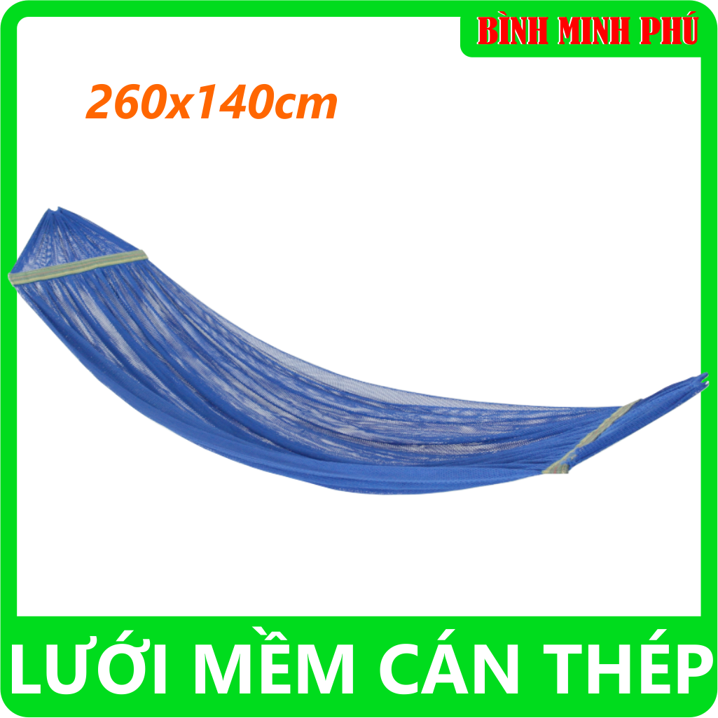 LƯỚI VÕNG CÁN THÉP XANH DƯƠNG MINH PHÚ LOẠI SIÊU MỀM MỊN LỔ KIM KHÔNG VƯỚNG NÚT TÚI QUẦN SẢN XUẤT TẠI VIỆT NAM
