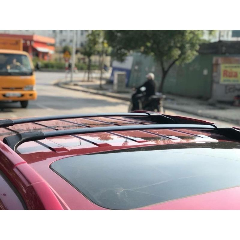 Giá nóc xe ECOSPORT+ thanh ngang theo xe CỰC HOT Baga mui xe ô tô thiết kế để đồ tiện dụng, tối ưu không gian xe