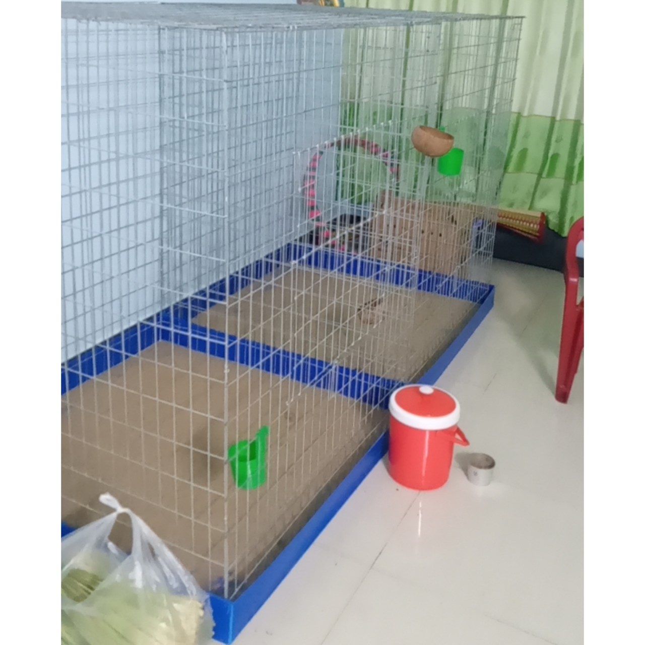 CHUỒNG GÀ 1M2 VUÔNG CAO 1M5 KEM 3L5 ( hàng ráp sẳn)