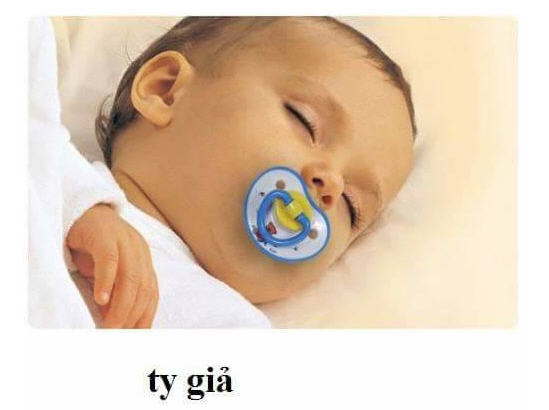 Núm ti giả silicon cho bé sơ sinh 0 - 9 tháng