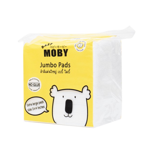 Bông miếng cho trẻ Moby cỡ lớn 150gr