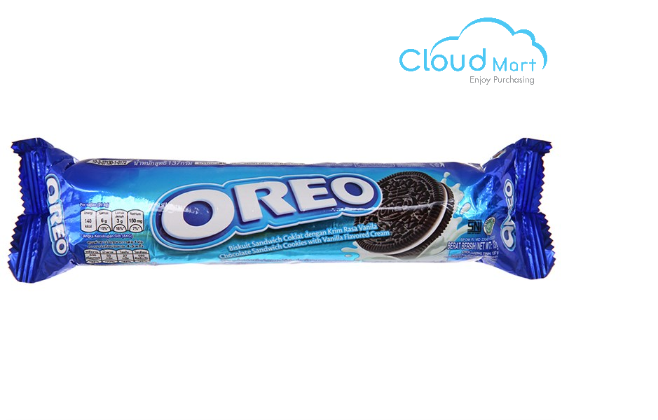 Bánh quy Oreo nhân Vanilla 137g