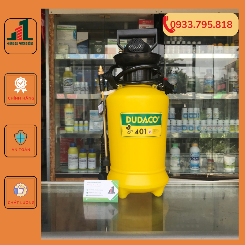 Bình bơm, phun thuốc trừ sâu, tưới cây 4 lít - dudaco 401