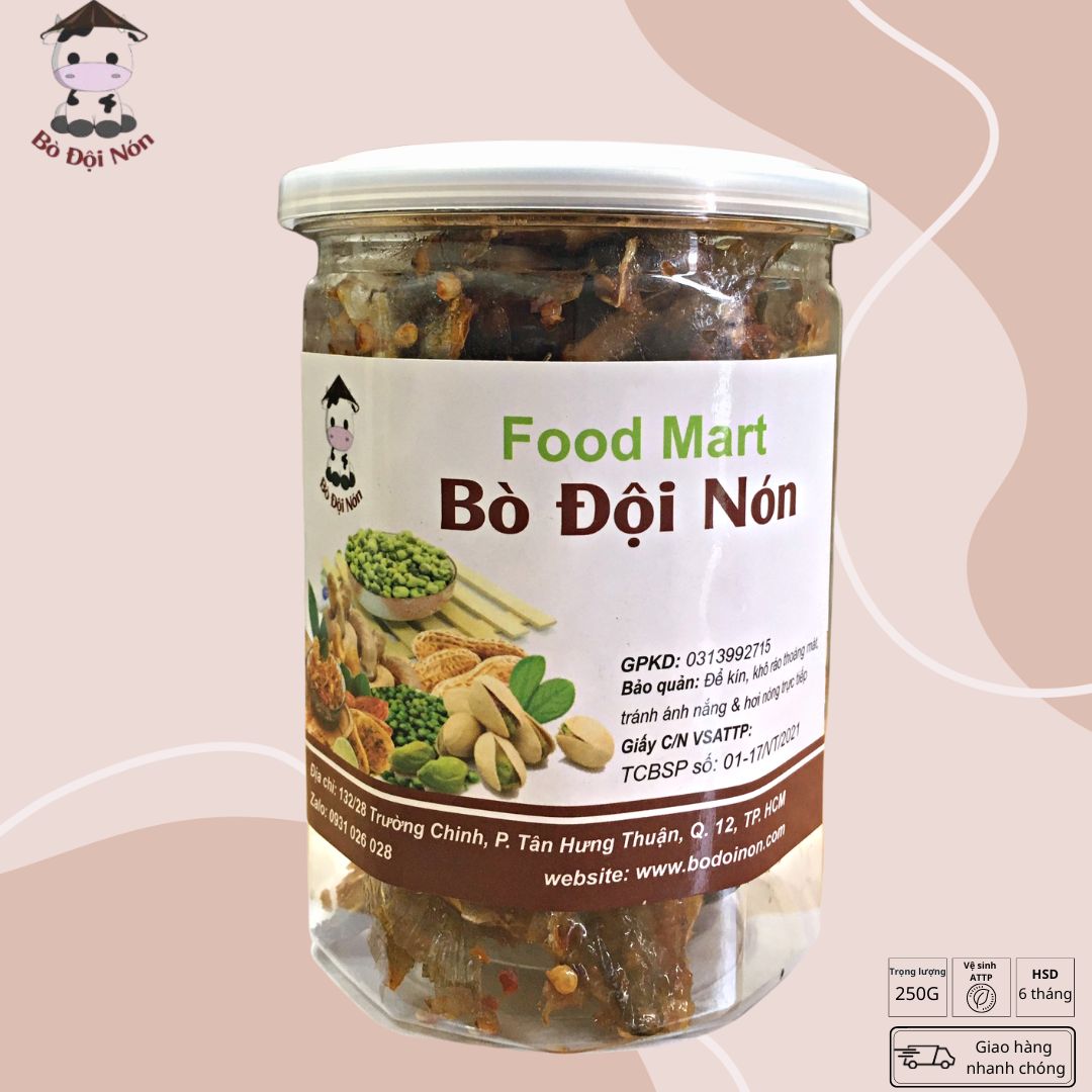 [HCM]250gr - Khô Cá Chỉ Vàng rim sa tế