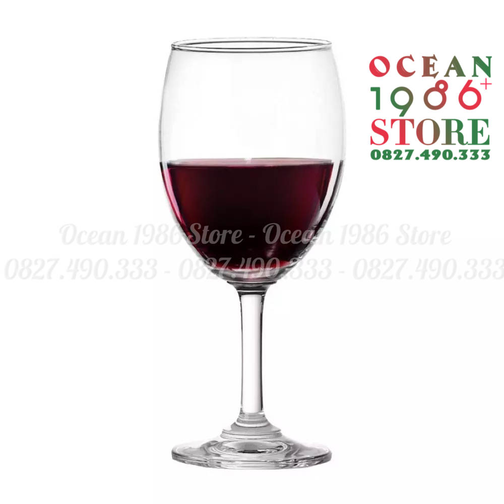 Bộ 6 ly thủy tinh classic red w.ine ocean - 1501r08 – 230ml