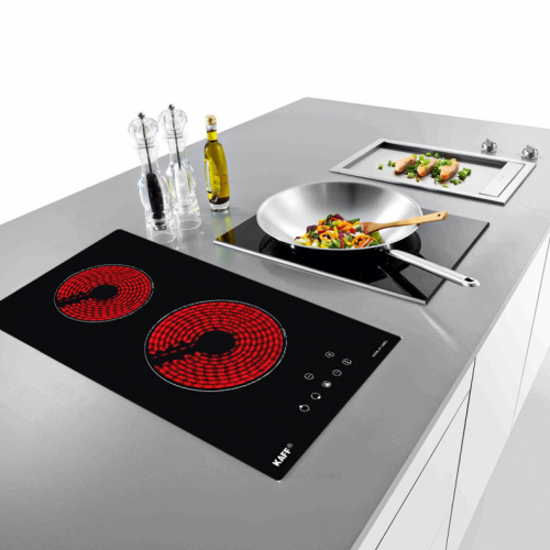 Bếp hồng ngoại đôi cảm ứng domino kaff kf-330dc