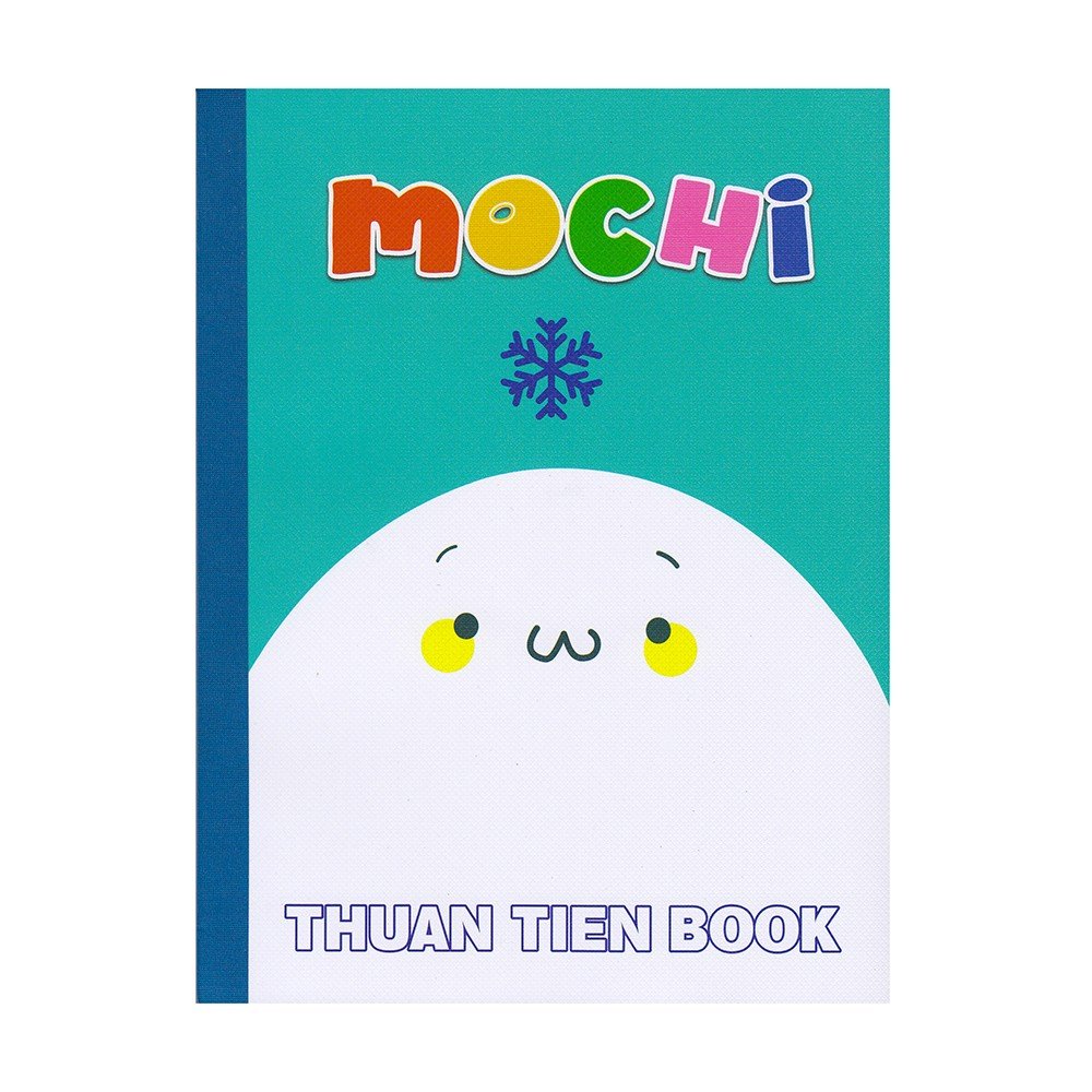 Lốc 5 Quyển Vở/Tập học sinh 200 trang dán gáy vuông Mochi- ô ngang