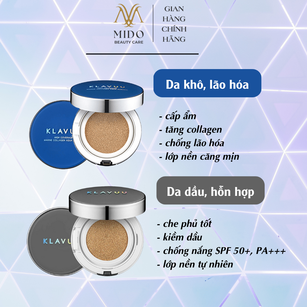 Phấn nước cushion klavuu mido shop