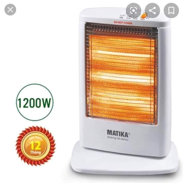📢Quạt sưởi,máy sưởi Halogen Matika MTK-HT12 công suất lớn